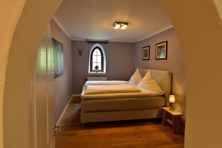 Ritterstuben Schlafzimmer Übernachtung Burg Rheinstein